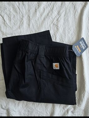 Carhartt Womens Flex RSCU Black Cargo Pants XL **NWT**